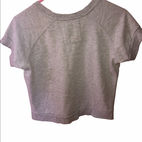 Atmosphere𝅺 Floral Embroidered Pullover Short Sleeve Sweatshirt - Picture 7 of 7